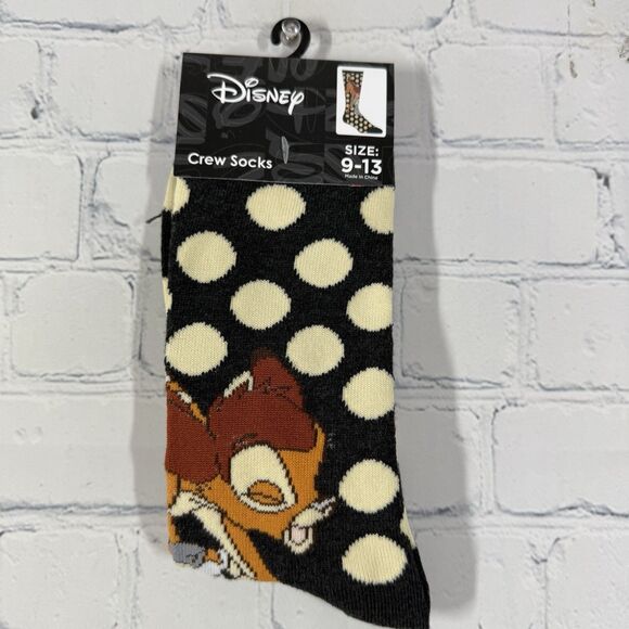 Disney Ankle Socks Women 9-13 Crew Lot Mickey Minnie Bambi Stitch Cartoon - Picture 2 of 16